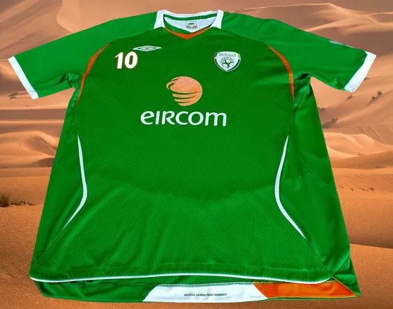 IRELAND 2008-2009 RARE ROBBIE KEANE 10 HOME UMBRO JERSEY SHIRT 2XL /XL SOLD !!!