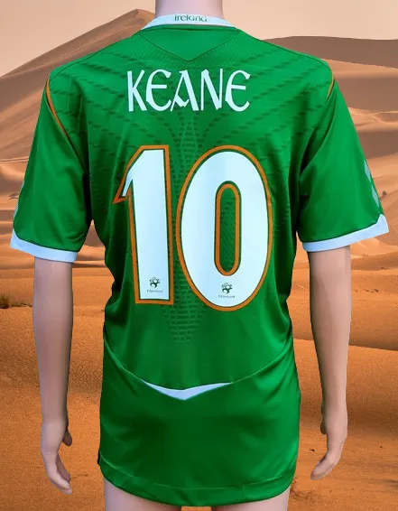 IRELAND 2008-2009 RARE ROBBIE KEANE 10 HOME UMBRO JERSEY SHIRT 2XL /XL SOLD !!!