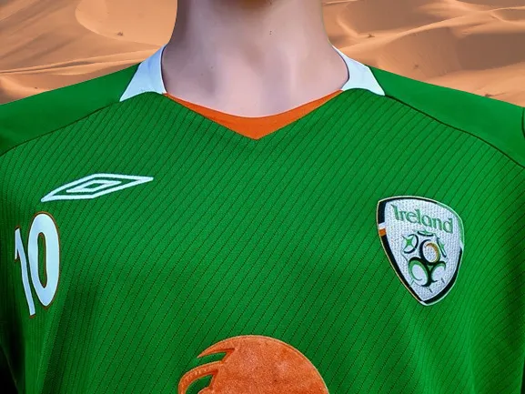 IRELAND 2008-2009 RARE ROBBIE KEANE 10 HOME UMBRO JERSEY SHIRT 2XL /XL SOLD !!!