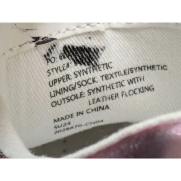 J. Crew Factory Girls Glitter Lace-Up Sneakers Size K4 Pink Silver NWT $89 BY995