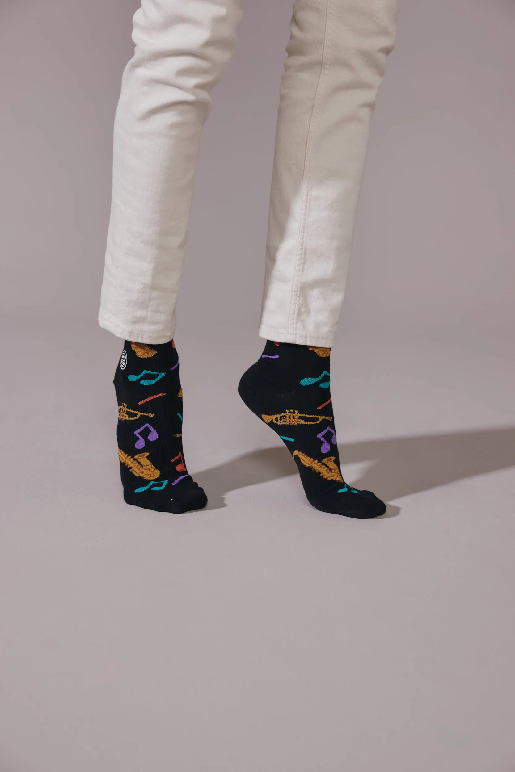 Jazz Black Socks