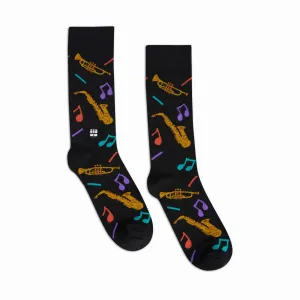 Jazz Black Socks
