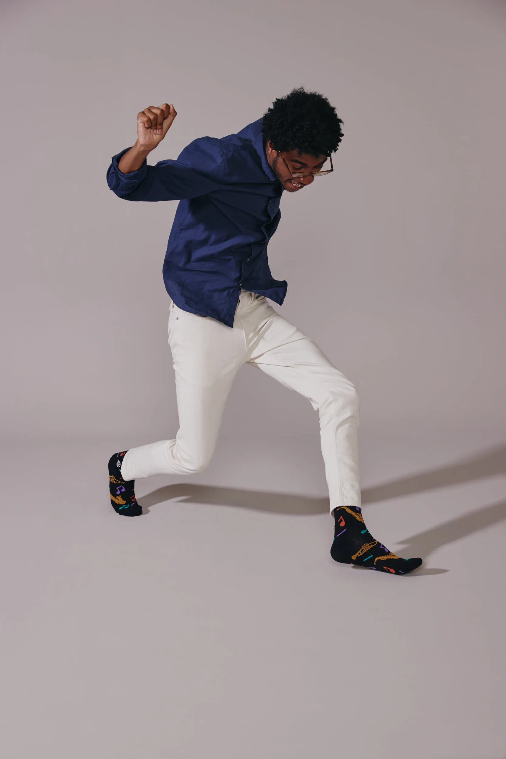 Jazz Black Socks