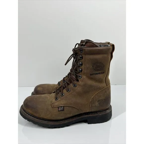 Justin Wook boots Model CW981 boots 600 grams size 7EE Brown Leather