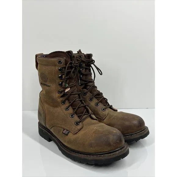 Justin Wook boots Model CW981 boots 600 grams size 7EE Brown Leather