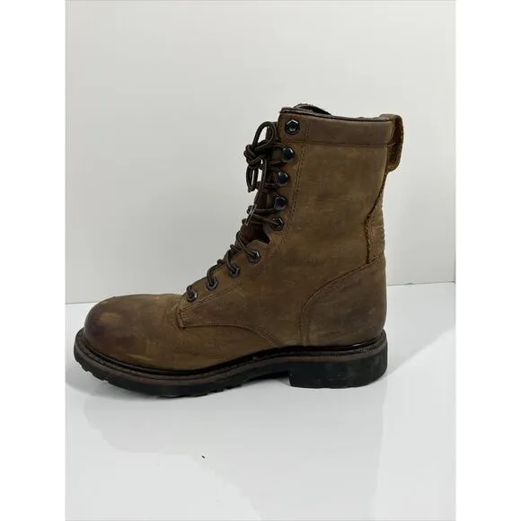 Justin Wook boots Model CW981 boots 600 grams size 7EE Brown Leather