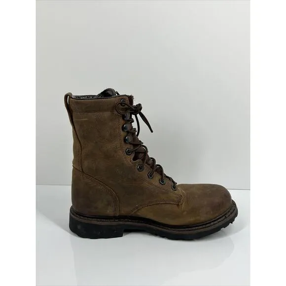 Justin Wook boots Model CW981 boots 600 grams size 7EE Brown Leather