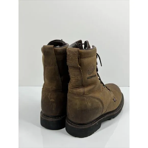Justin Wook boots Model CW981 boots 600 grams size 7EE Brown Leather