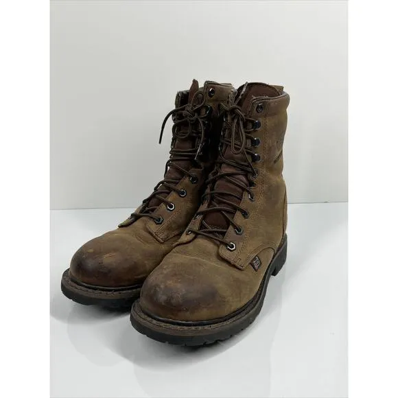 Justin Wook boots Model CW981 boots 600 grams size 7EE Brown Leather