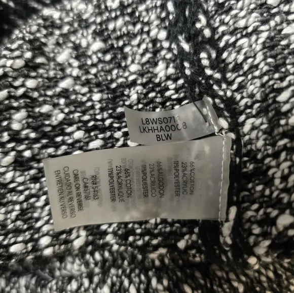 KARL LAGERFELD PARISColorblock Cotton-Blend Long Cardigan SzXL
