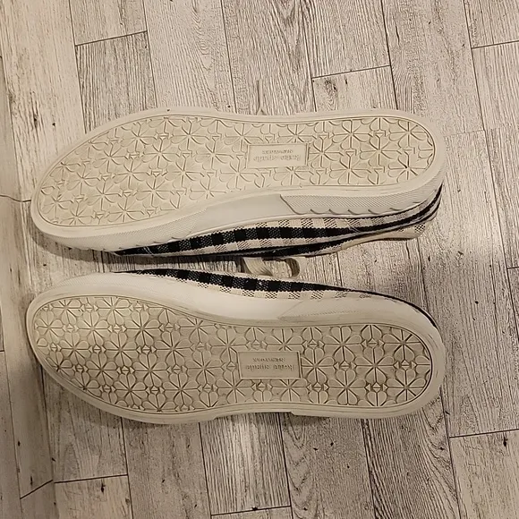 Kate Spade Vale Gingham Black‎ And Cream Sneakers Size 9