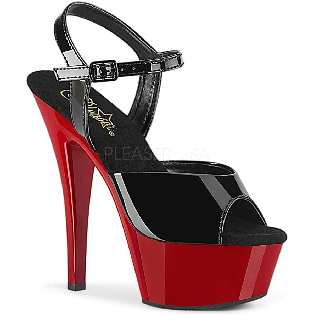 KISS-209  Black Patent/Red