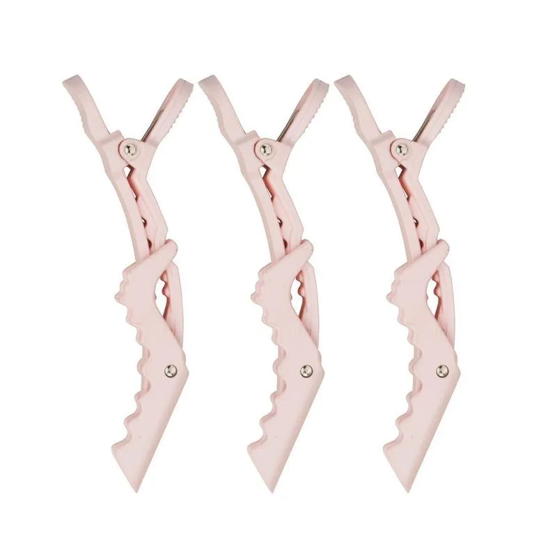 Kitsch No Slip Crocodile Clip 3pc - Blush