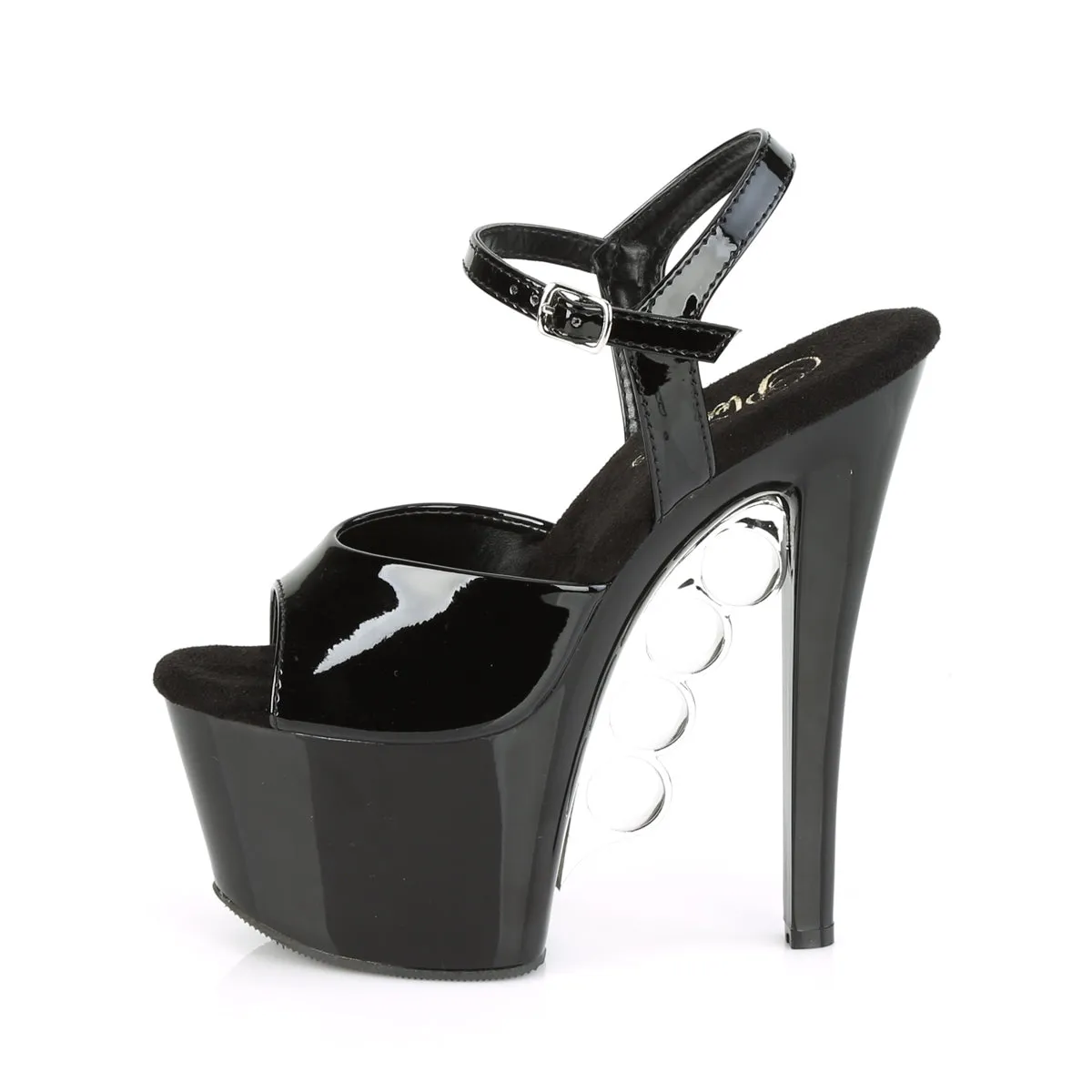 KNUCKS-709  Black Patent/Black