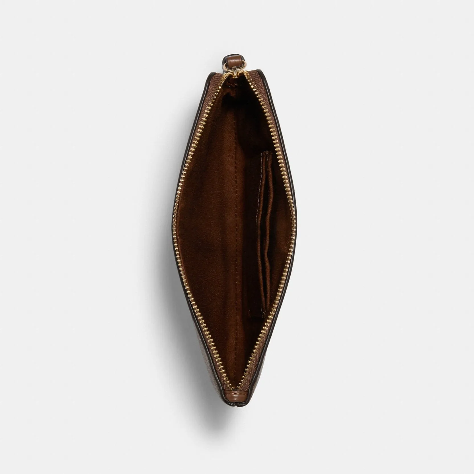 Large Corner Zip Wristlet In Signature Canvas