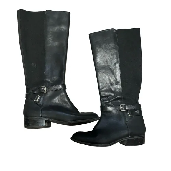 Lauren Ralph Lauren Meranda Leather Riding Boots- size 7