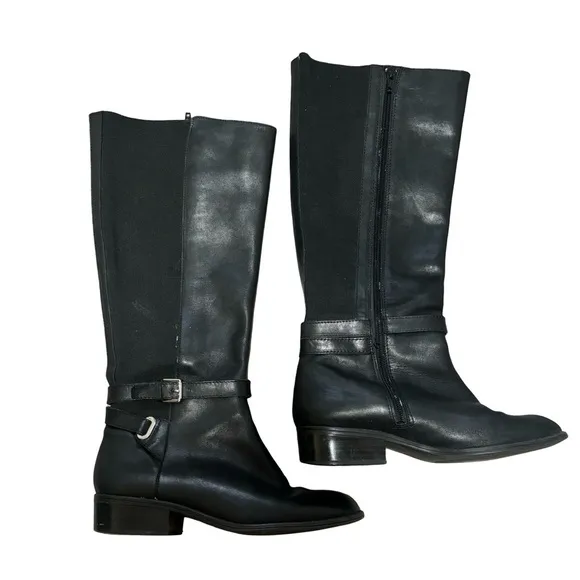 Lauren Ralph Lauren Meranda Leather Riding Boots- size 7