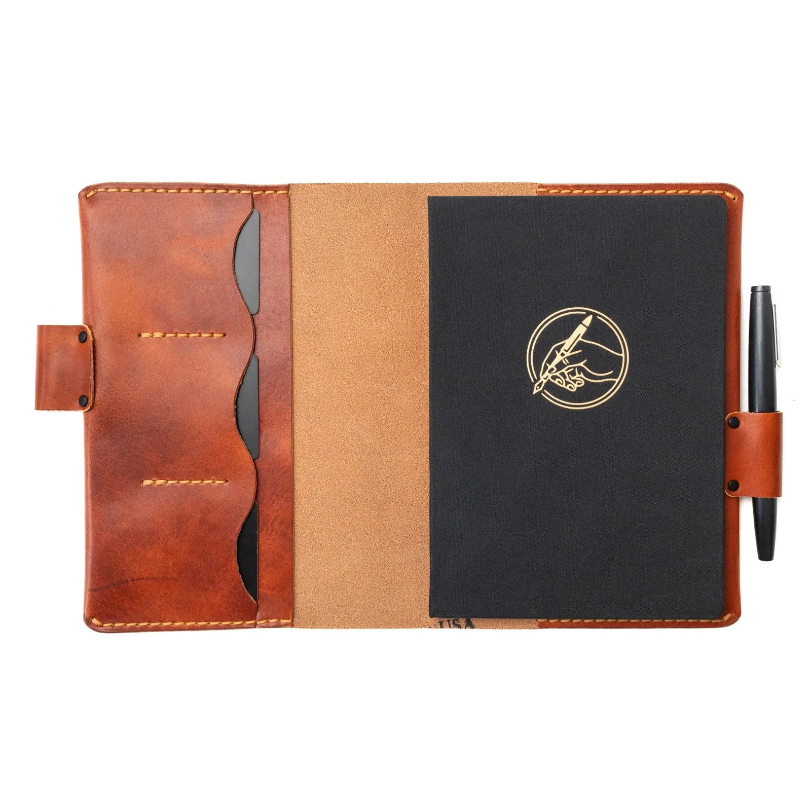 Leather A5 Notebook Cover