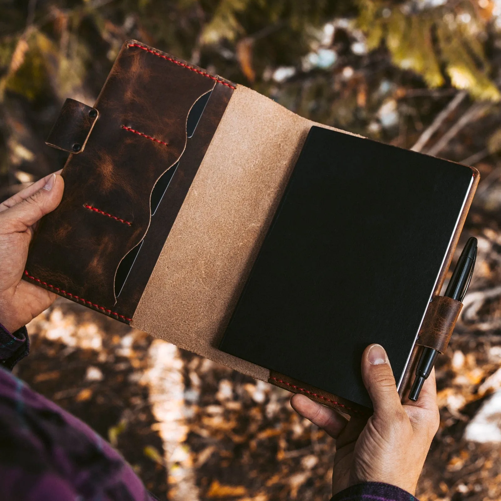 Leather A5 Notebook Cover