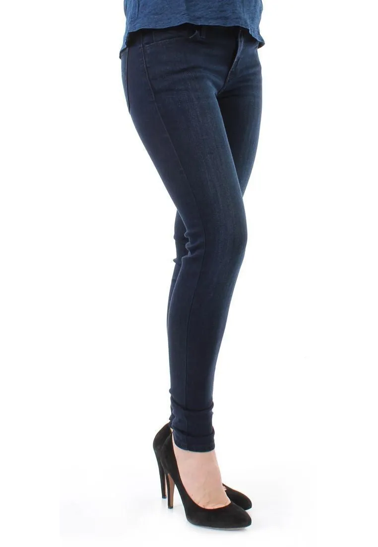 *Levi's 710 0025 Super Skinny Dark Wash Denim Jeans Size 00 24 X 28