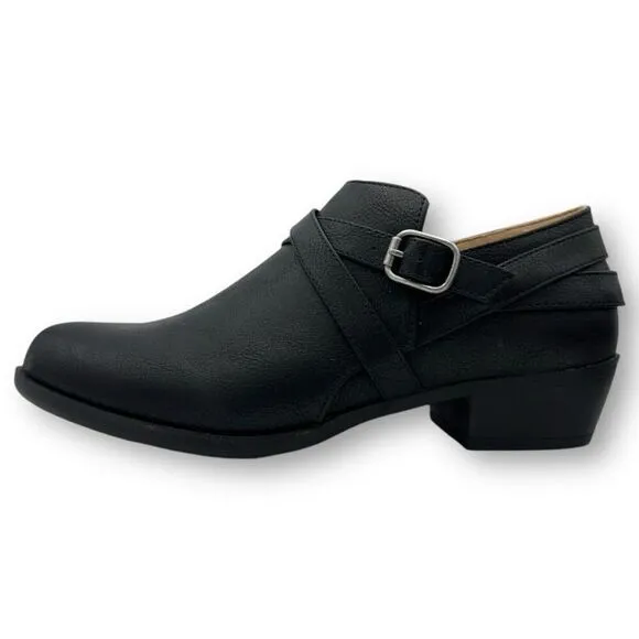 Life Stride Womens Adley Ankle Bootie Boots Black Size 8M