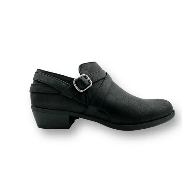 Life Stride Womens Adley Ankle Bootie Boots Black Size 8M