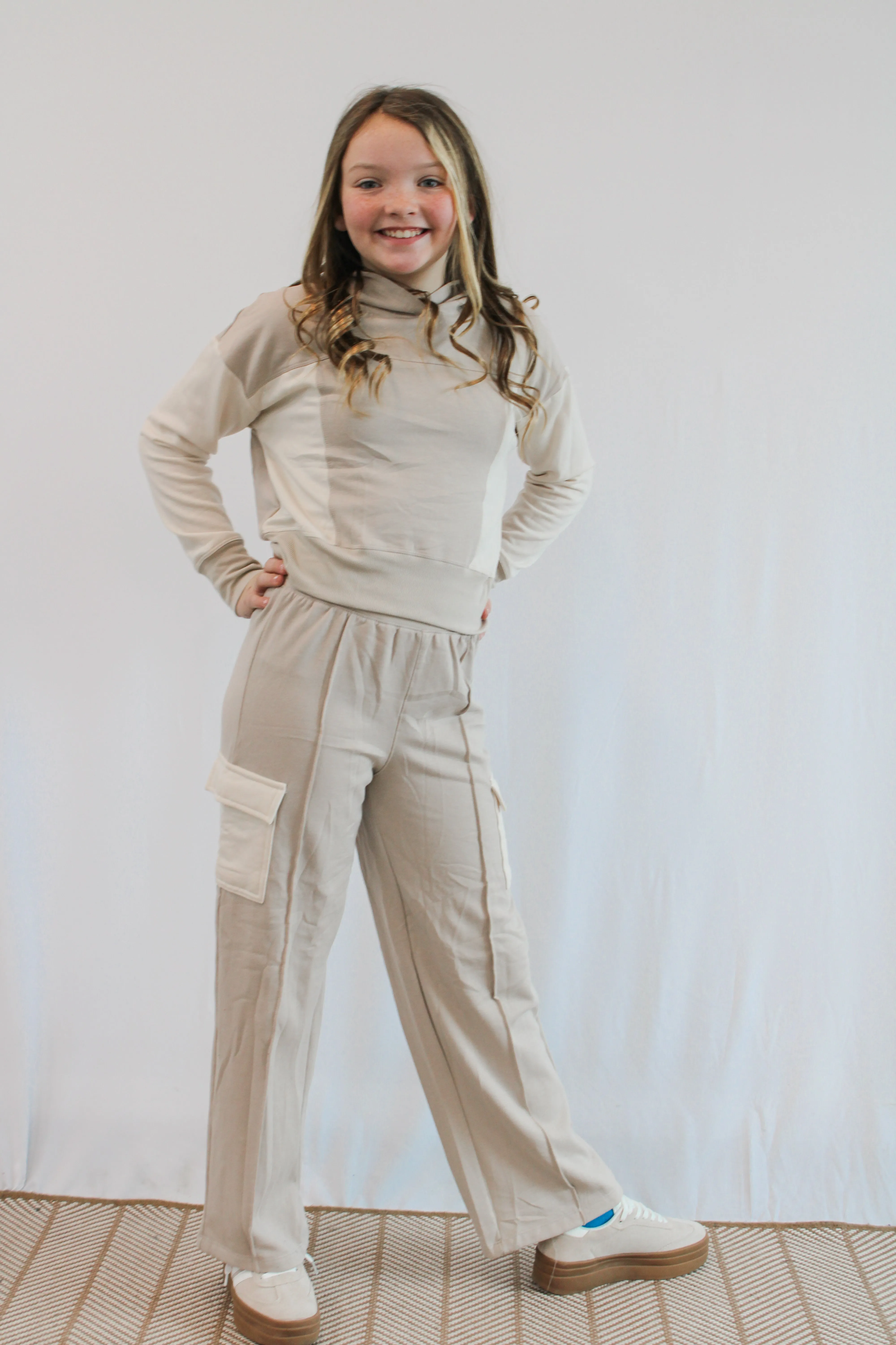 LIMITLESS GIRLS COLORBLOCK SWEAT SET