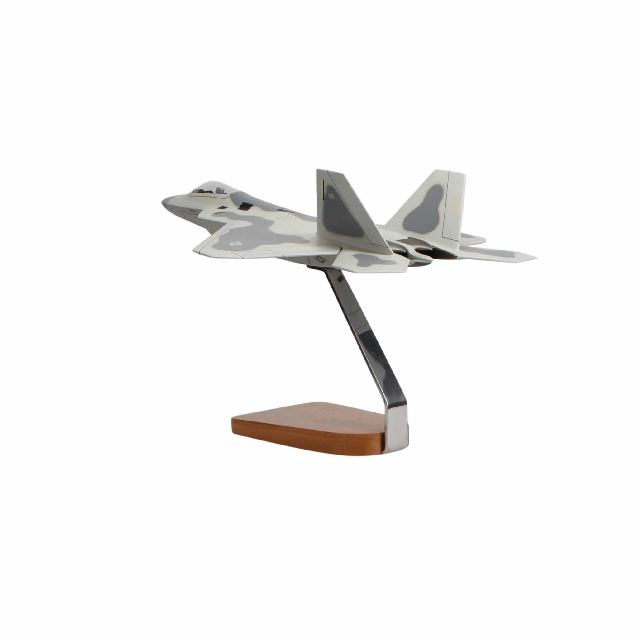 Lockheed Martin F-22 Raptor® Clear Canopy Large Mahogany Model