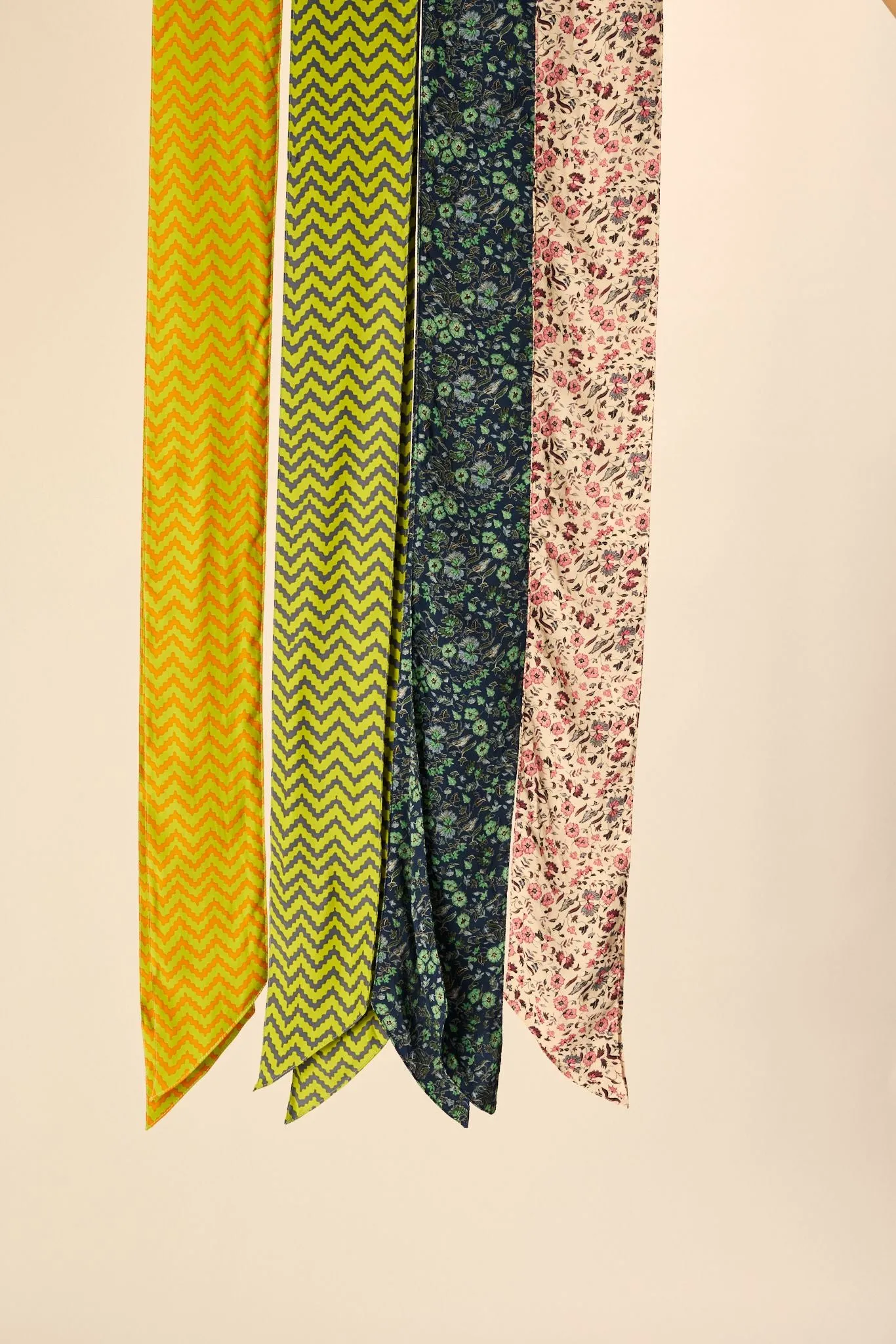 Long Sash Belt- silk
