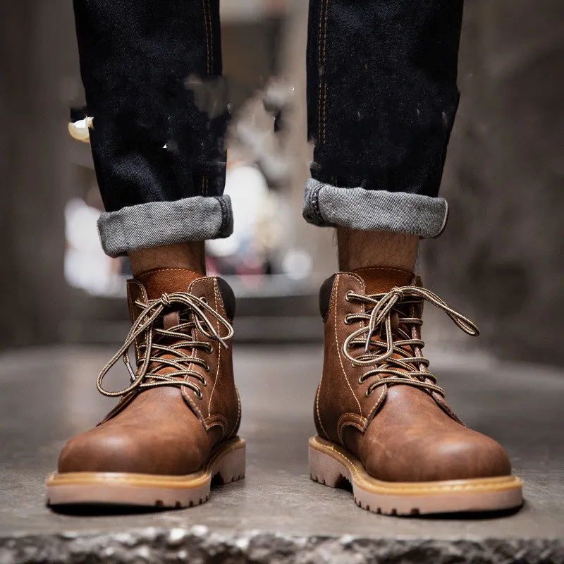 Madden Martin Men's High Top Retro Tooling Boots