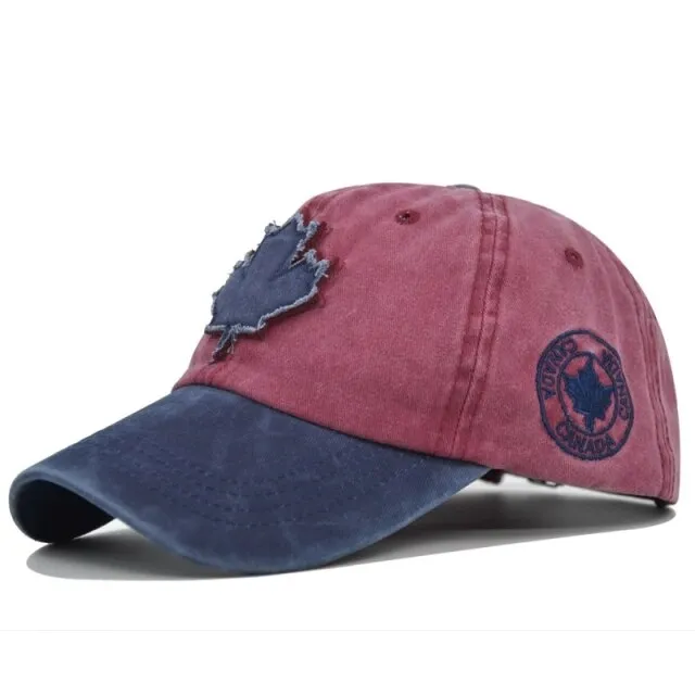 Maple Leaf Patch Baseball Cap