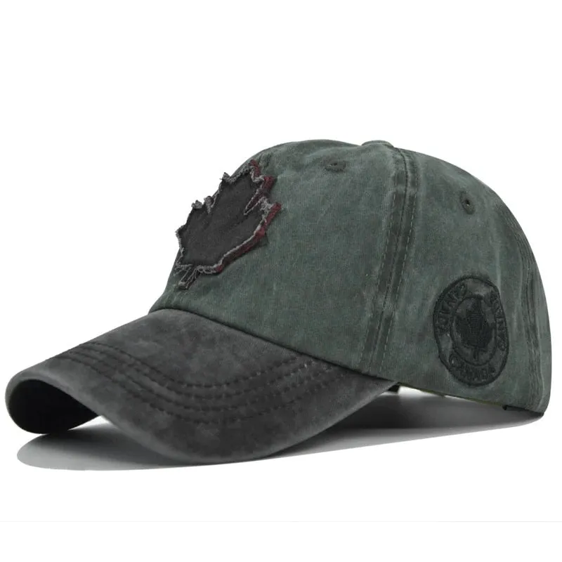 Maple Leaf Patch Baseball Cap
