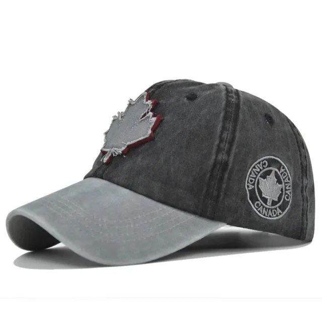 Maple Leaf Patch Baseball Cap