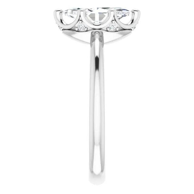 Margot Marquise Diamond Solitaire Engagement Ring