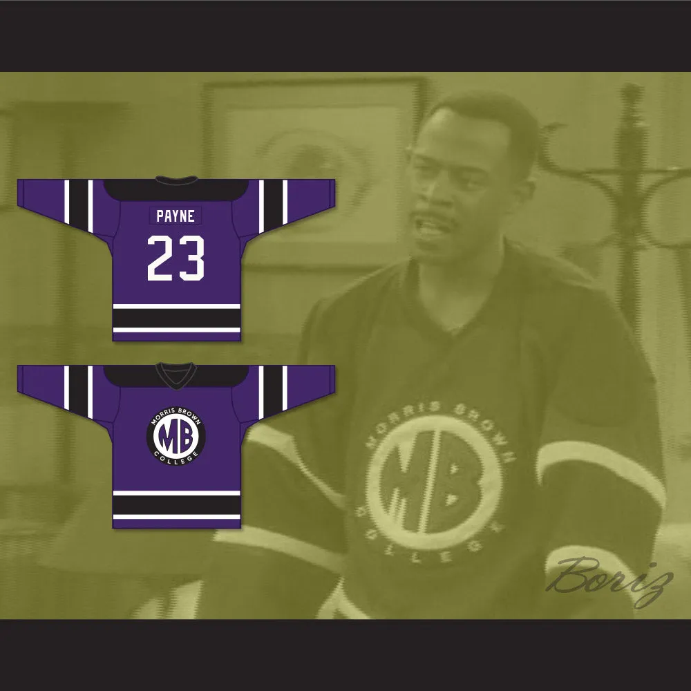 Martin Lawrence Martin Payne 23 Morris Brown College Hockey Jersey