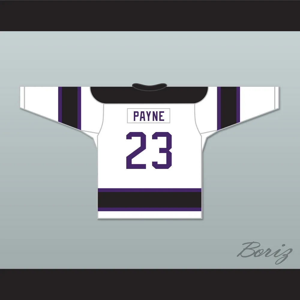 Martin Lawrence Martin Payne 23 Morris Brown College White Hockey Jersey with Patch