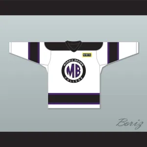 Martin Lawrence Martin Payne 23 Morris Brown College White Hockey Jersey with Patch