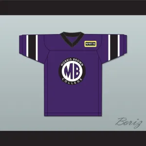 Martin Payne 23 Morris Brown College Purple Football Jersey with Martin Patch