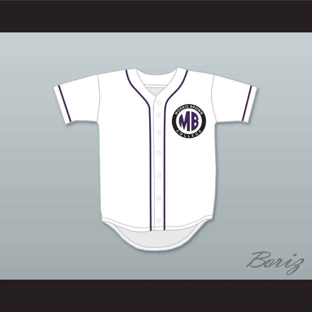 Martin Payne 23 Morris Brown College White Baseball Jersey