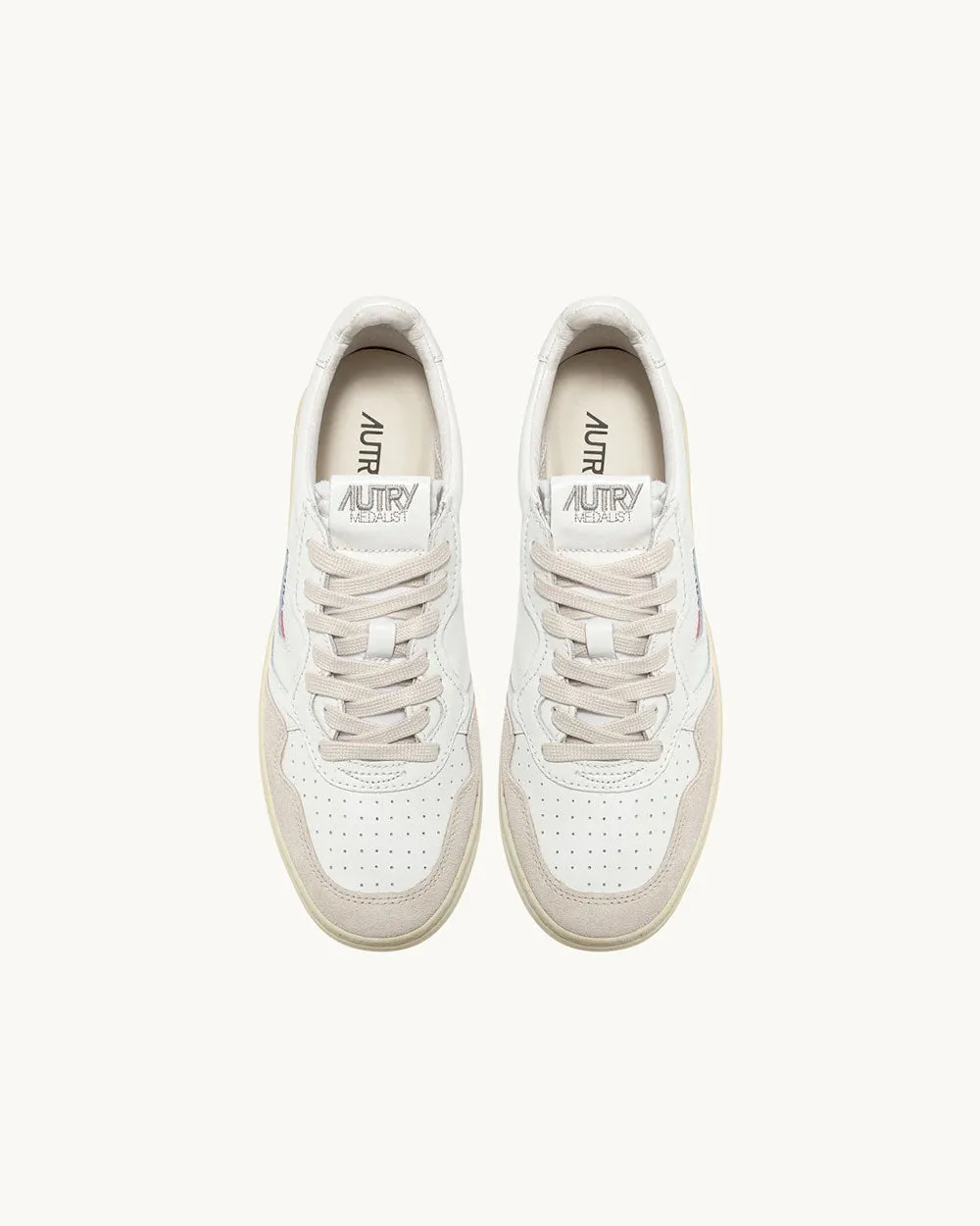 Medalist Low Man - Leat/Suede White