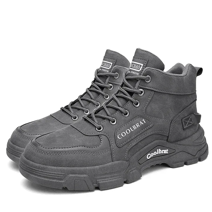 Men's Genuine Leather Orthopedic Safety Boots