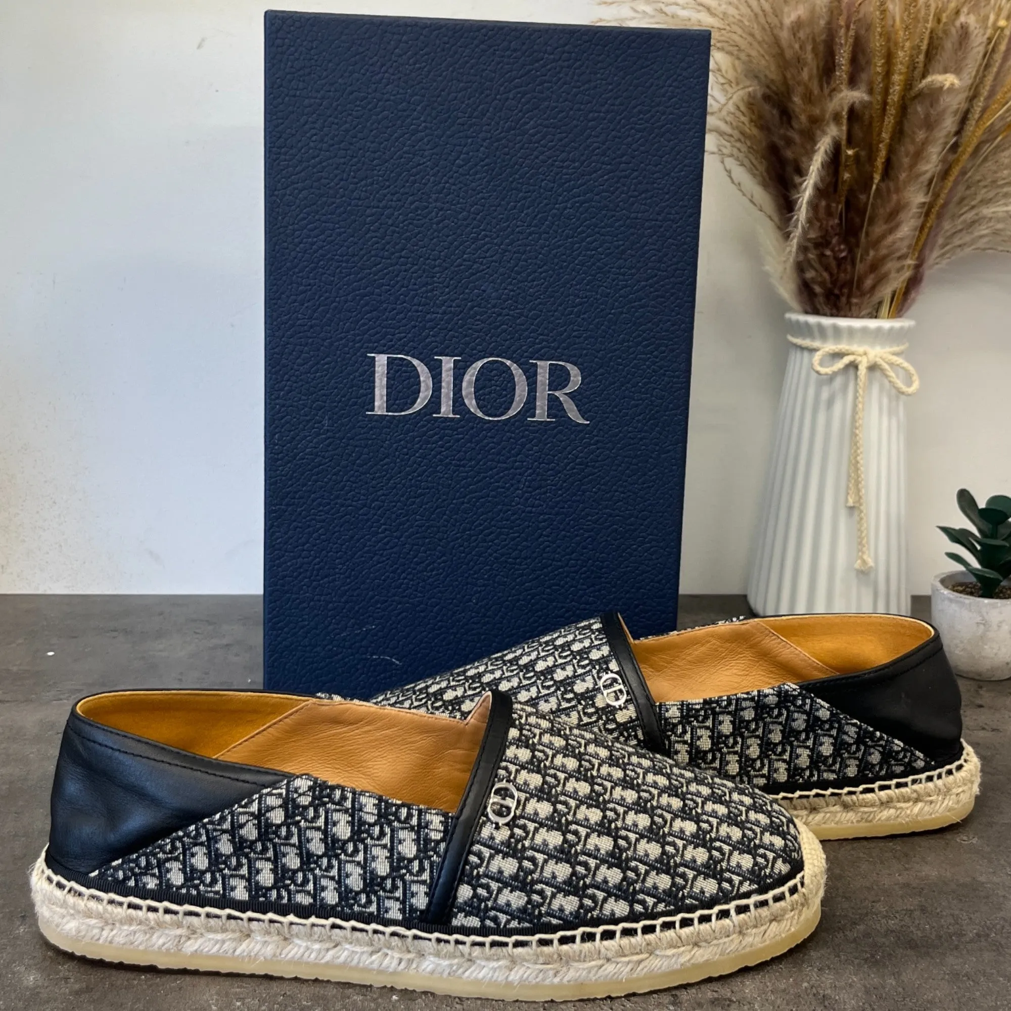 Men's Paradise Oblique Espadrilles Navy Size EU 43 / UK 9