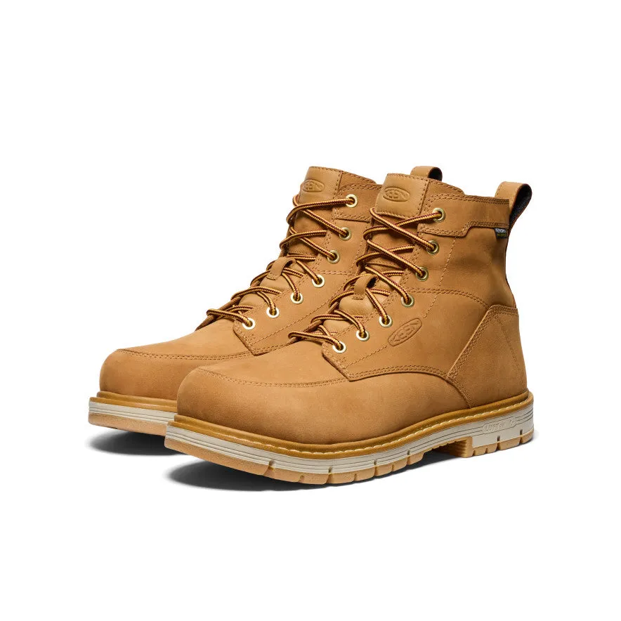 Men's San Jose 6" Waterproof 90° Heel Boot (Aluminum Toe)