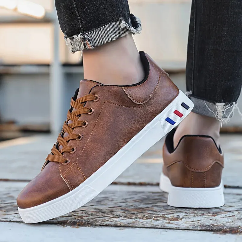 Men's Shoes New Men's Casual Sneakers Fashionable Thick Sole Lace Up Casual Shoes