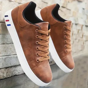 Men's Shoes New Men's Casual Sneakers Fashionable Thick Sole Lace Up Casual Shoes