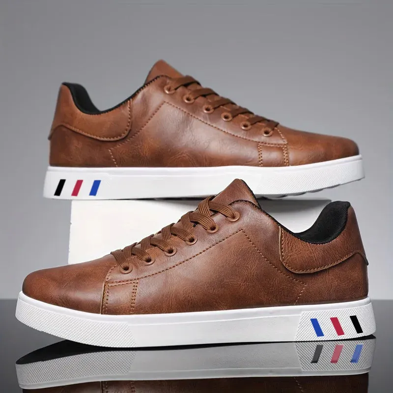 Men's Shoes New Men's Casual Sneakers Fashionable Thick Sole Lace Up Casual Shoes