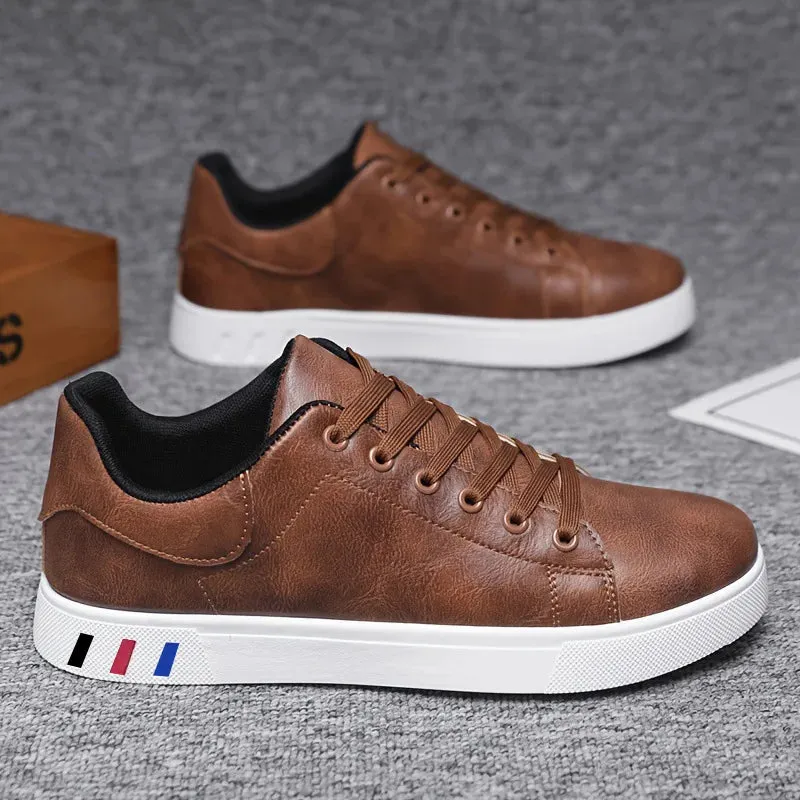 Men's Shoes New Men's Casual Sneakers Fashionable Thick Sole Lace Up Casual Shoes