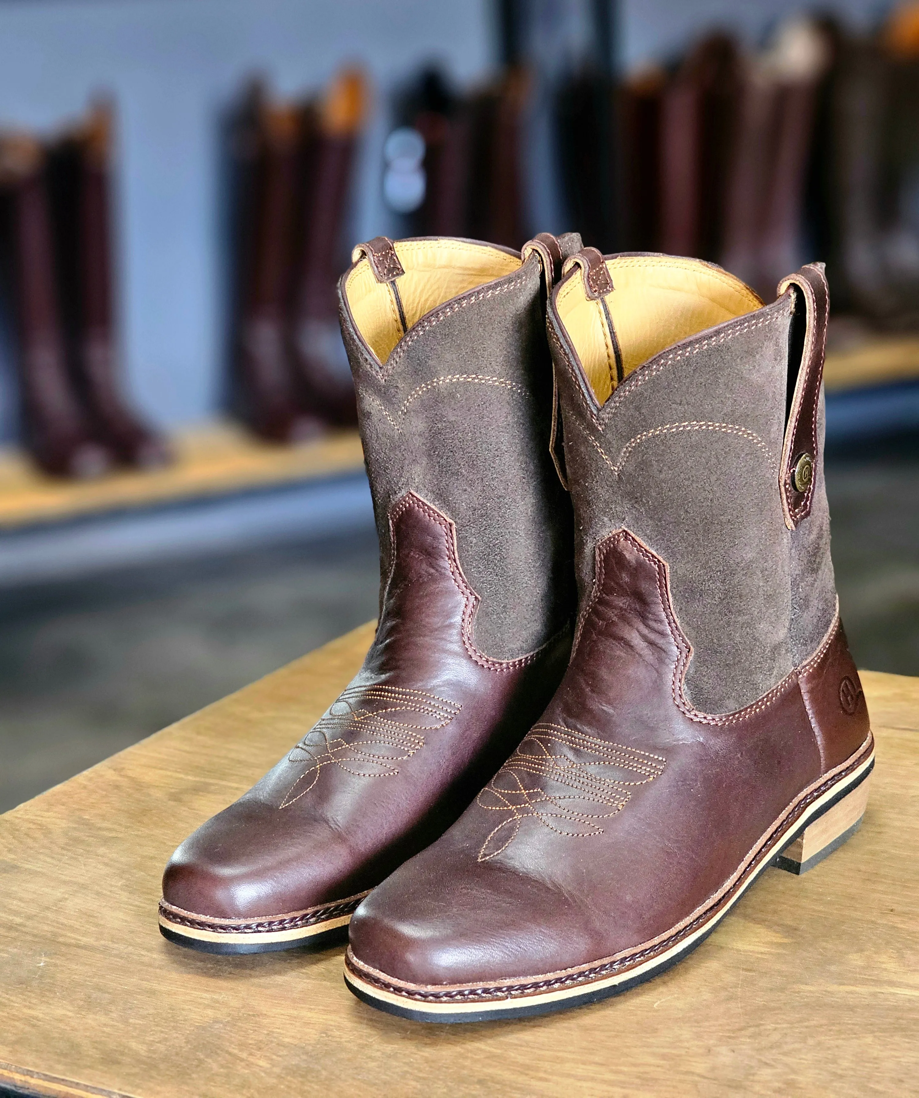 Mera Cowboy Leather Boot