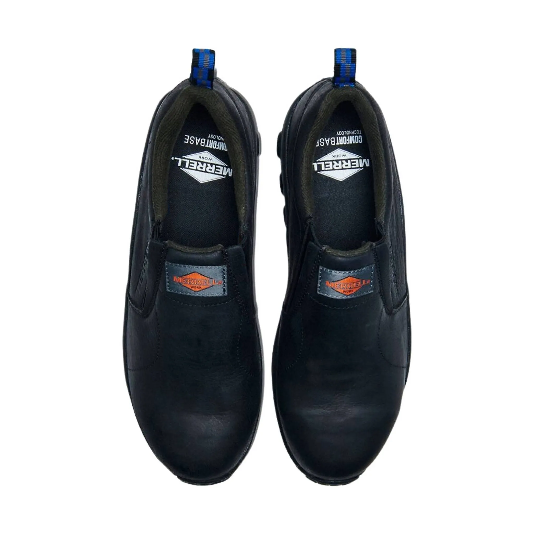 Merrell Men's Jungle Moc Leather Composite Toe Work Shoe - Black