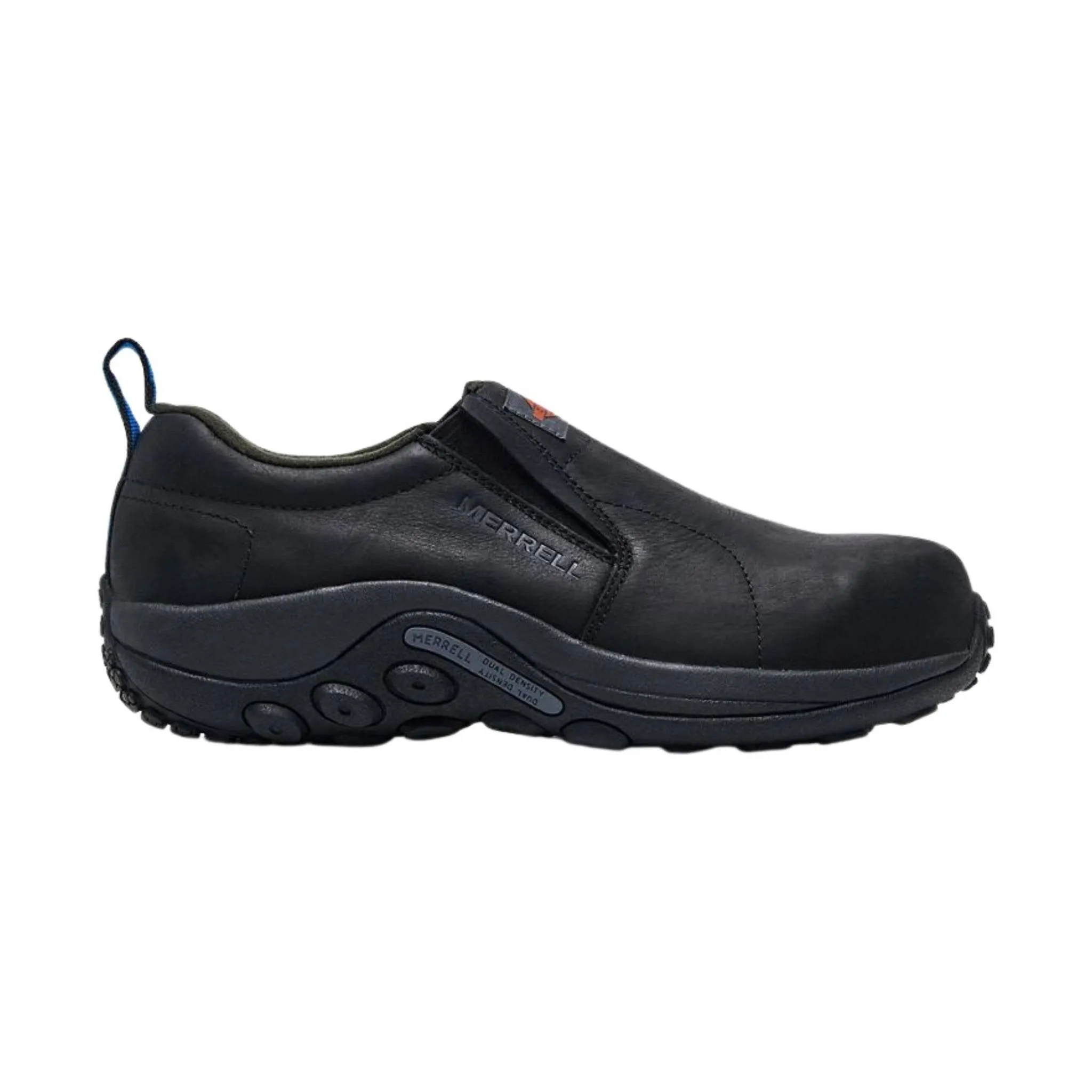 Merrell Men's Jungle Moc Leather Composite Toe Work Shoe - Black